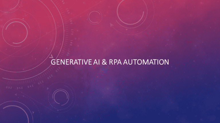 Generative AI & RPA Automation